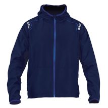 El abrigo Sparco es una chaqueta ligera que es perfecta para esas mañanas húmedas y ventosas en una pista de carreras. Fabricada con un tejido repelente a la lluvia y al viento, con dos bolsillos delanteros exteriores.

Cierre frontal con cremallera
Puños elásticos